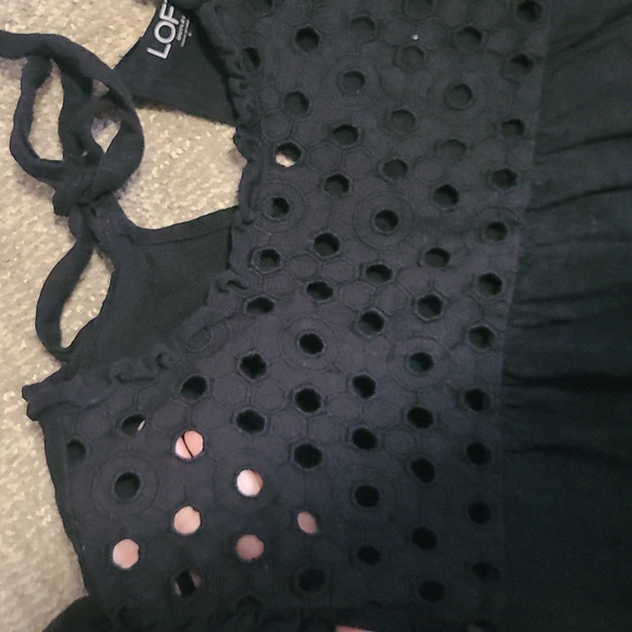 LOFT Outlet Flutter Sleeve tee - Picture 2 of 3